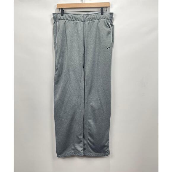 Nike‎ Gray Therma-Fit Sweatpants with Elastic Waist & Drawstring - Picture 1 of 2